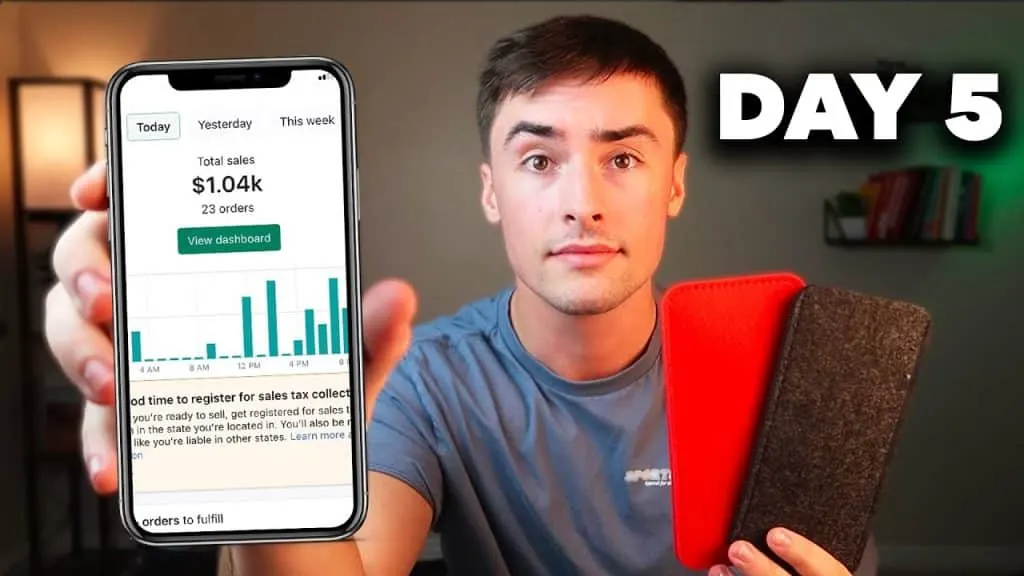 1 Week Shopify Dropshipping Challenge (0-$1500 in PROFIT)