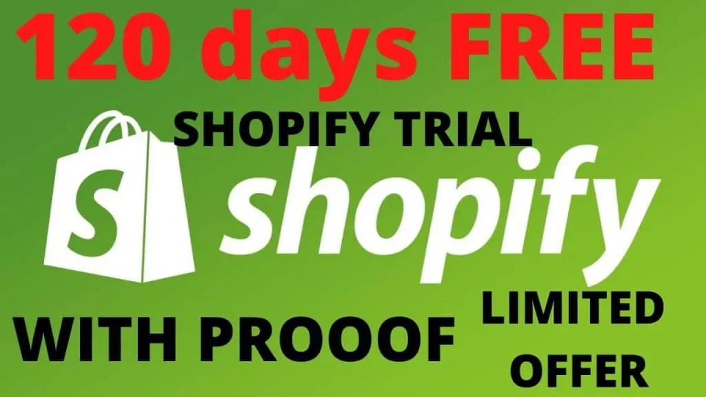 120 Days FREE Shopify Trail || 4 Months Free Shopify || With LIVE Proof || Dec 2021 ||
