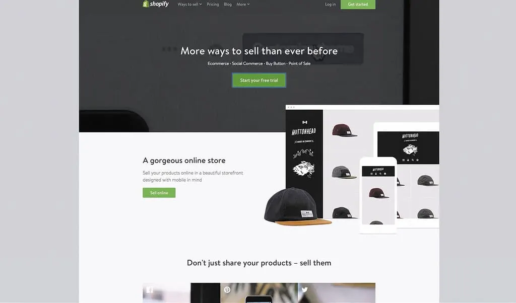Shopify 21 day free trial