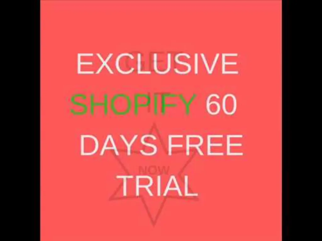 EXCLUSIVE shopify 60 day free trial