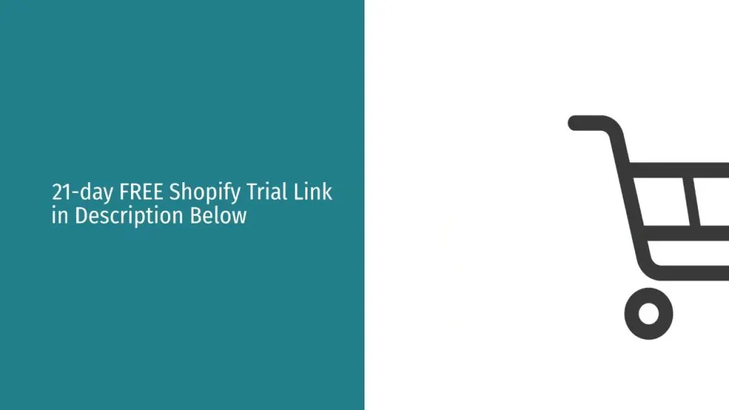 Get 21 day FREE + 10% off for 1 year Shopify Plan