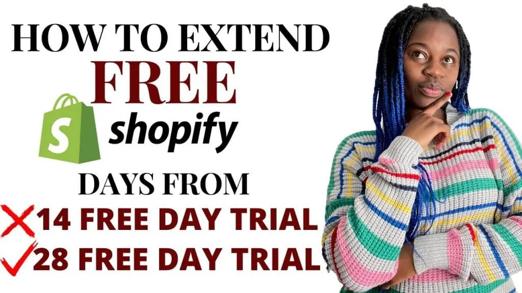 HOW TO GET SHOPIFY 28 DAY FREE TRIAL | HOW TO EXTEND YOUR 14 FREE DAY SHOPIFY TRIAL