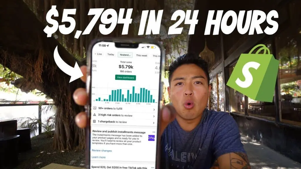 I Made $5,794 in 1 DAY Shopify Dropshipping
