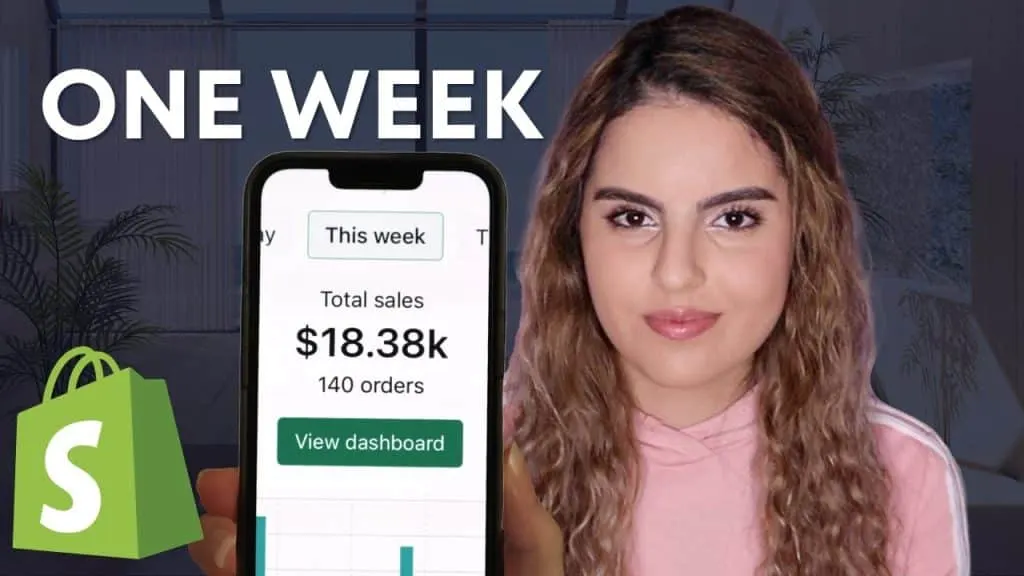 I Tried Shopify Dropshipping With $100 For 1 Week (From Scratch)