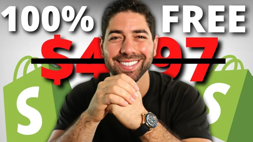 My $4997 Shopify Dropshipping Course (Your's Free)(Literally)