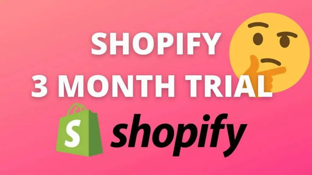 SHOPIFY 3 MONTH TRIAL🔥