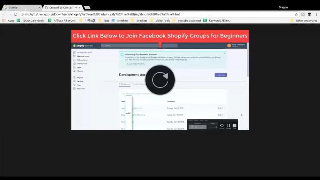 shopify free trial ended