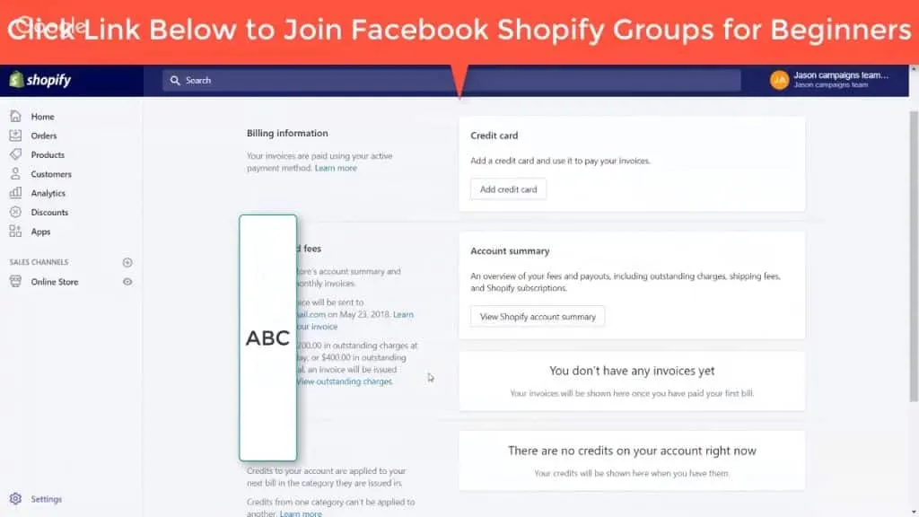 shopify free trial