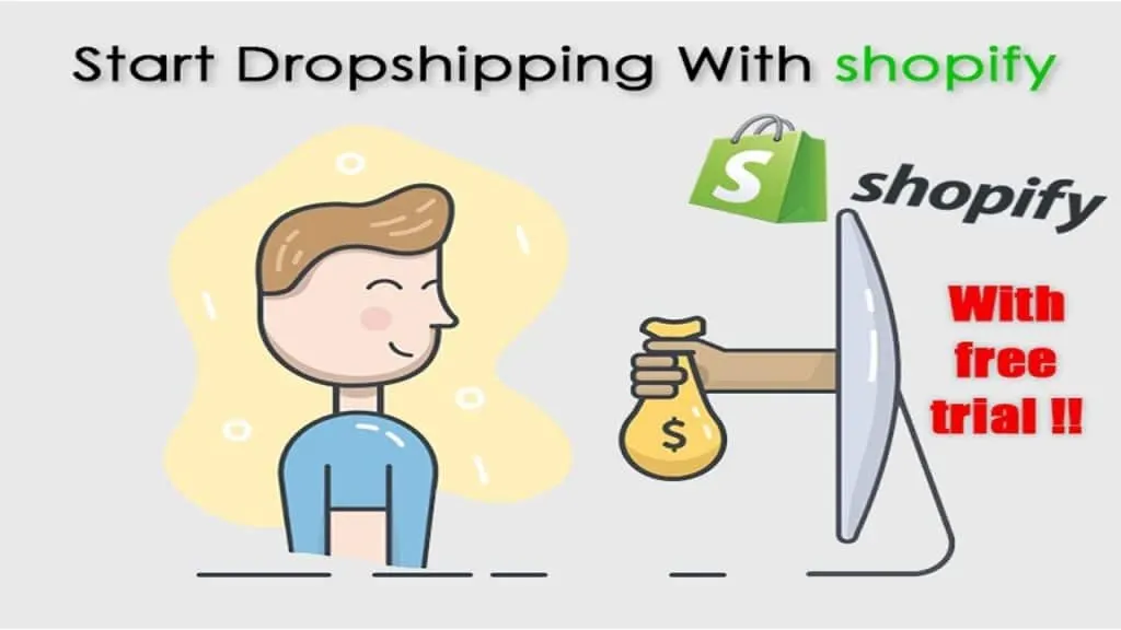 starting shopify for free trial period