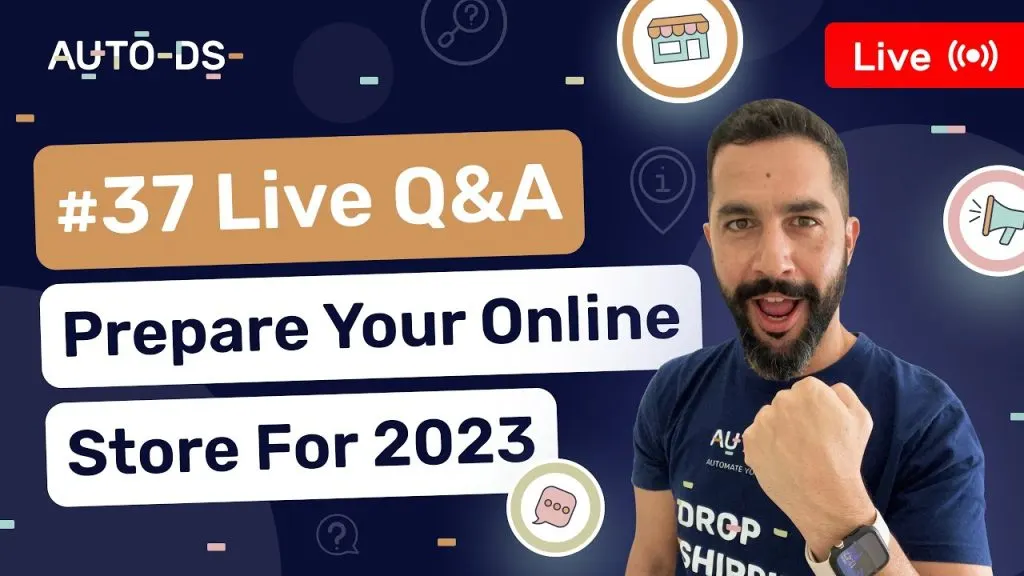 #37 Live Dropshipping Q&A - Prepare Your Stores For 2023! (+FREE MENTORSHIP GIVEAWAY)