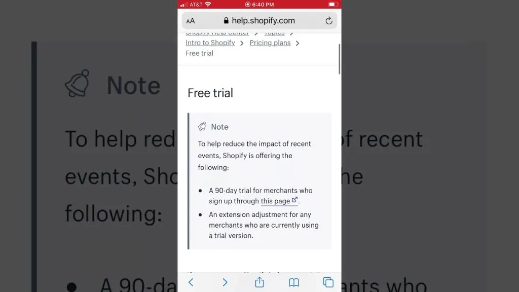 FREE 90 Day Shopify