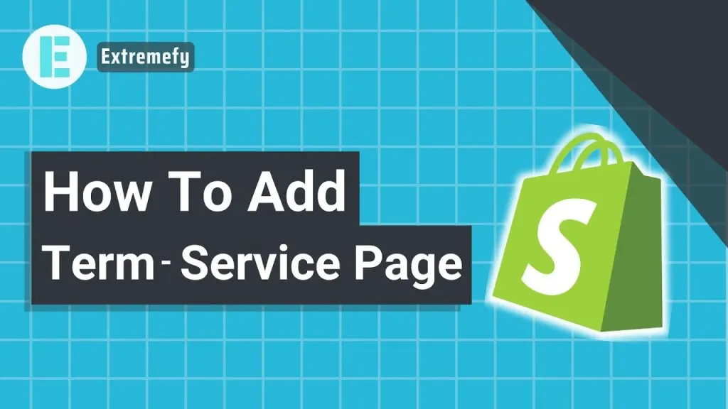 How To Create And Add Terms Of Service Page In Shopify Store