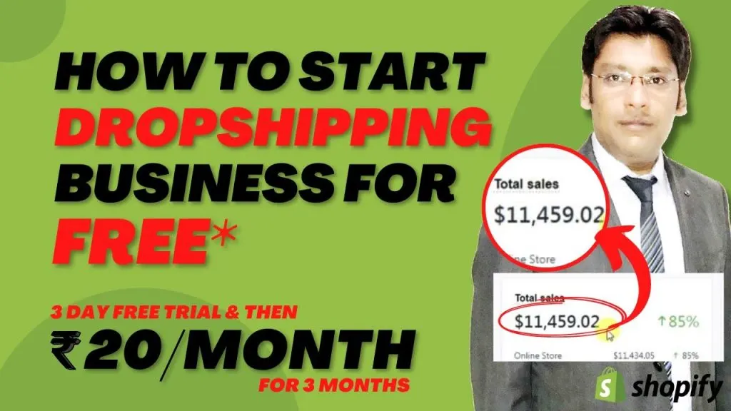 🔥 How to Start Dropshipping Business for Free | Shopify Dropshipping for Beginners 2022 India