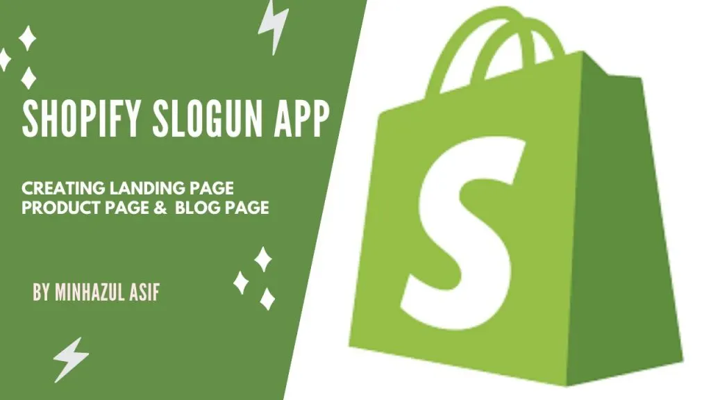 shopify slogun app for creating landing page - product page & blog page(CMBD-60)