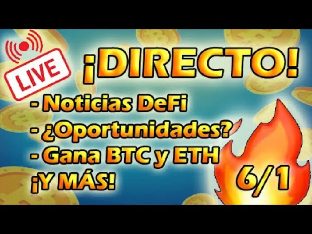 ¡EN DIRECTO! 🎥 Noticias DeFi, Nuevas Oportunidades, Acumula de ETH y BTC ¡Y MÁS! 💣