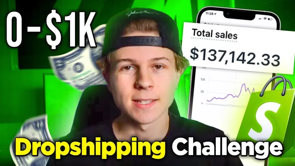 0 to 1k a Day Shopify Dropshipping Challenge