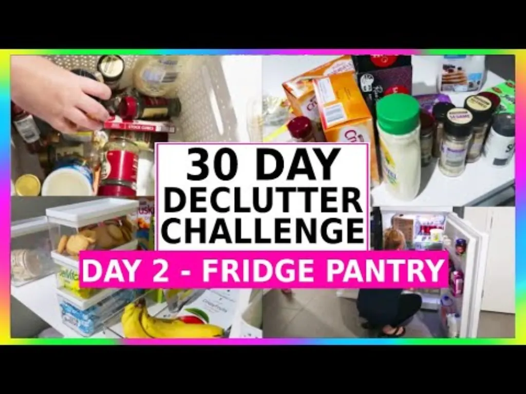 DAY 2 - 30 Day Declutter Challenge - FRIDGE, FREEZER & PANTRY