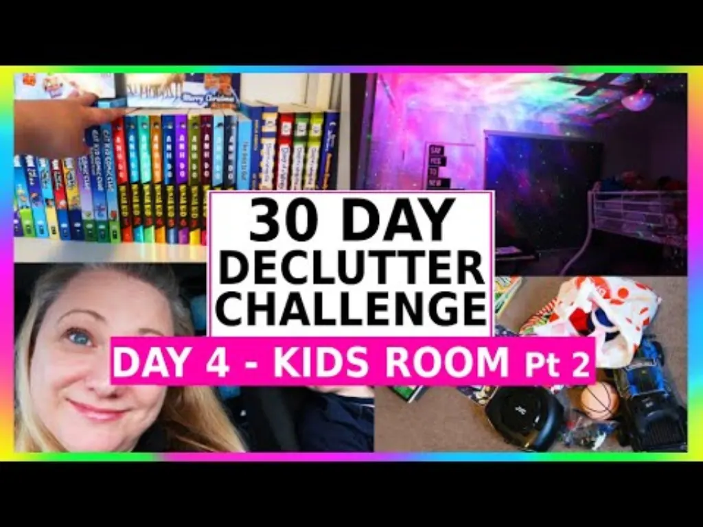 DAY 4 - 30 Day Declutter Challenge - Part 2 KIDS ROOM