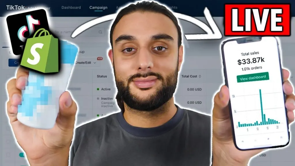 💰 Dropshipping LIVE TIKTOK ORGANIC TIPS & TRICKS With (THE ECOM KING 2023)