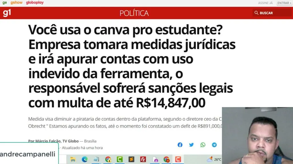 EU AVISEI CANVA PRO GRÁTIS CUIDADO ANTES DE ACEITAR O CONVITE