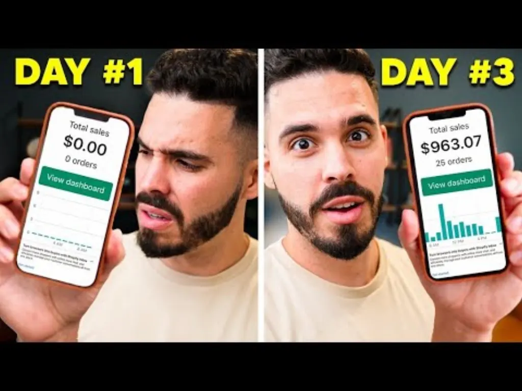 I Tried Dropshipping Using Only A Phone...