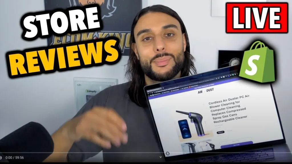 🖥️ REVIEWING YOUR DROPSHIPPING STORES LIVE WITH (THE ECOM KING JANUARY 2023)
