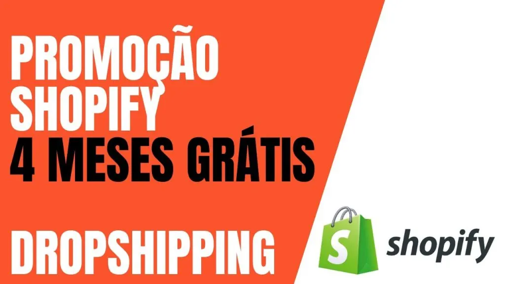 SHOPIFY: Promoção 4 meses Grátis / 120 dias para teste