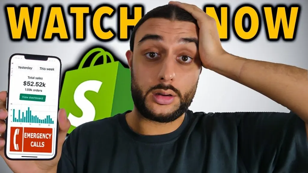 Shopify Dropshipping Emergency Video (2022)