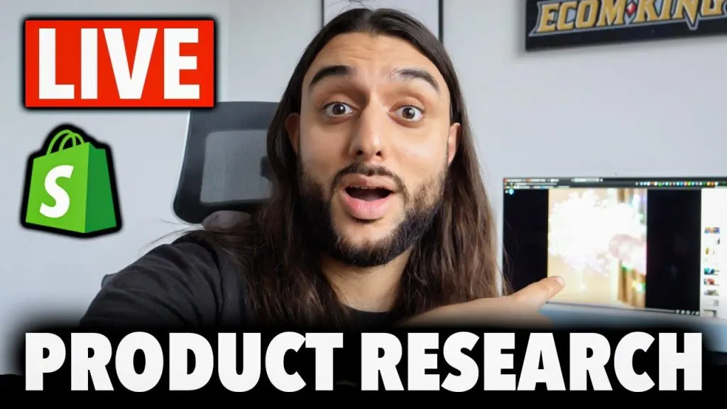 Shopify Dropshipping Q4 PRODUCT RESEARCH METHOD LIVE With THE ECOM KING