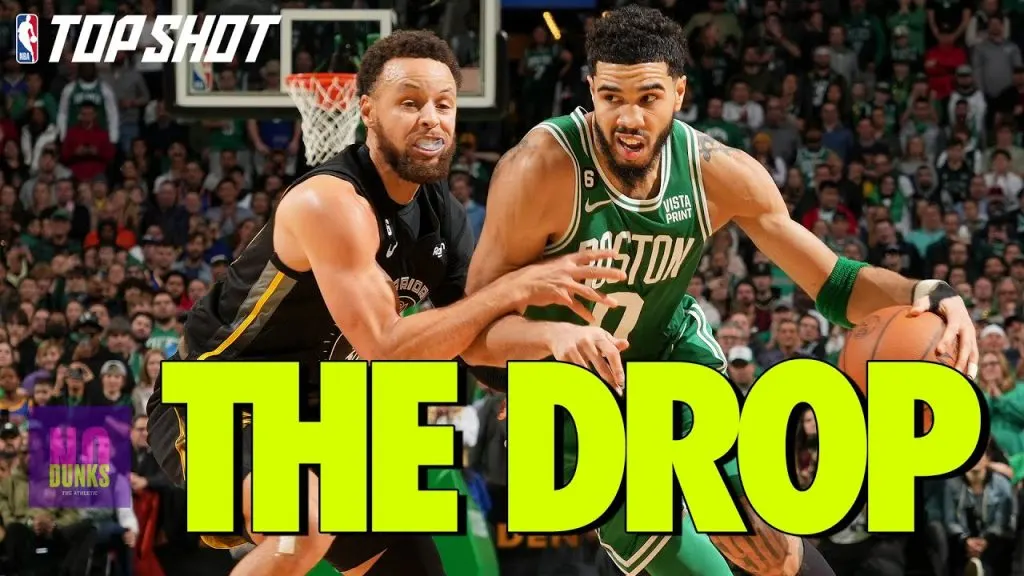The Drop | Celtics-Warriors Continue Duel, Dejounte Murray Criticizes Spurs & The Top Shot 50