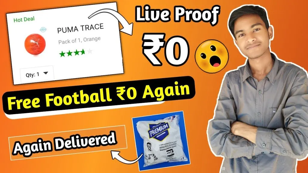 Biggest Free Shopping loot ₹0 | New Free Football Loot | 100% Free products app 2023 | New sample 🔥