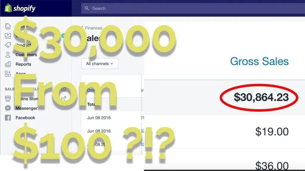 HOW I MADE $30,000 DROP SHIPPING ON SHOPIFY IN ONE MONTH WITH LESS THAN $100 TO START