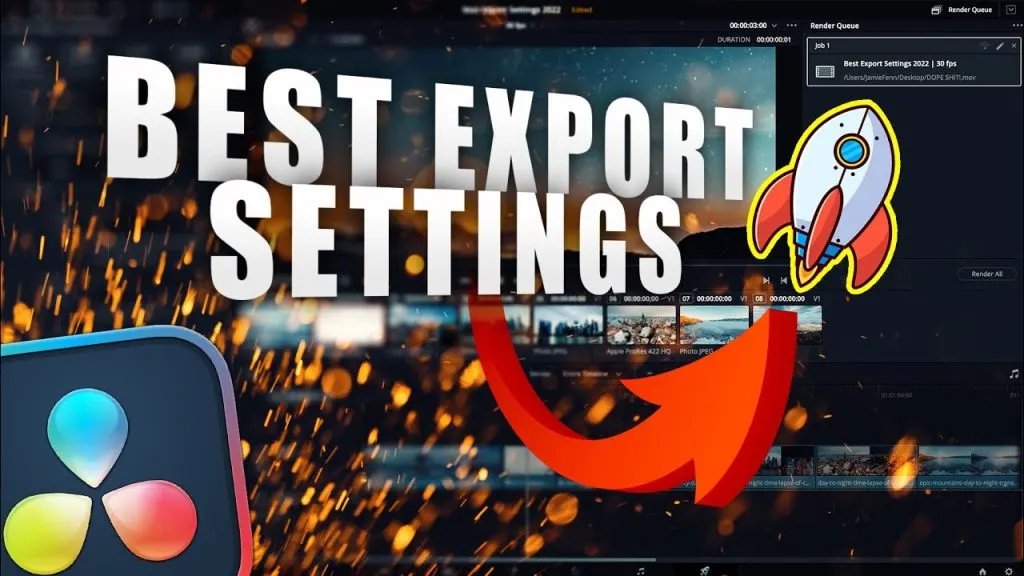 How To Export Videos in Davinci Resolve 18 in 2023