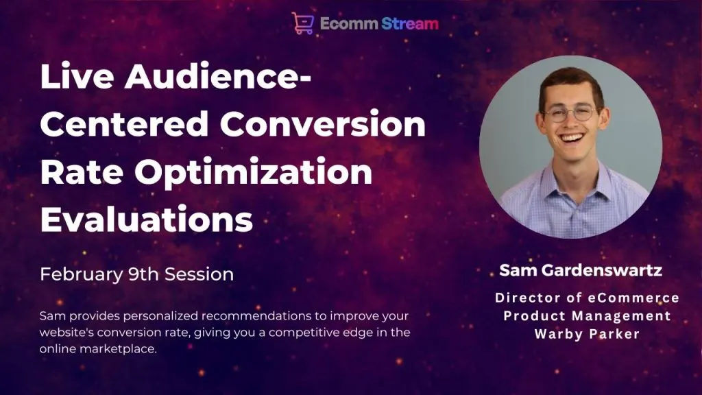 Live Audience-Centered Conversion Rate Optimization Evaluations