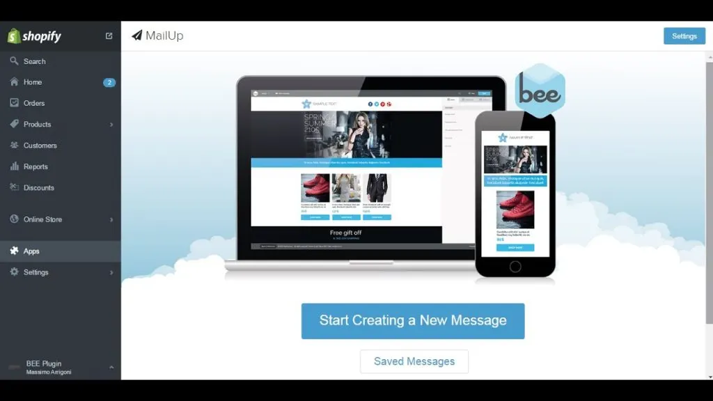 MailUp App for Shopify