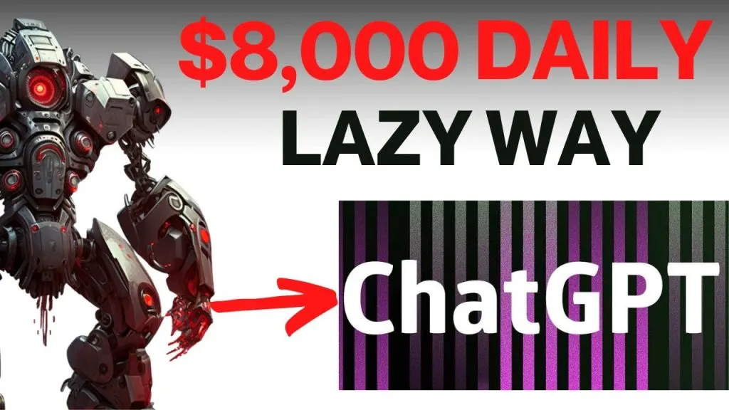NEW Chat GPT Hack Creates $8,000 Daily If Your Broke (LAZY WAY TO MAKE MONEY ONLINE WITH AI)