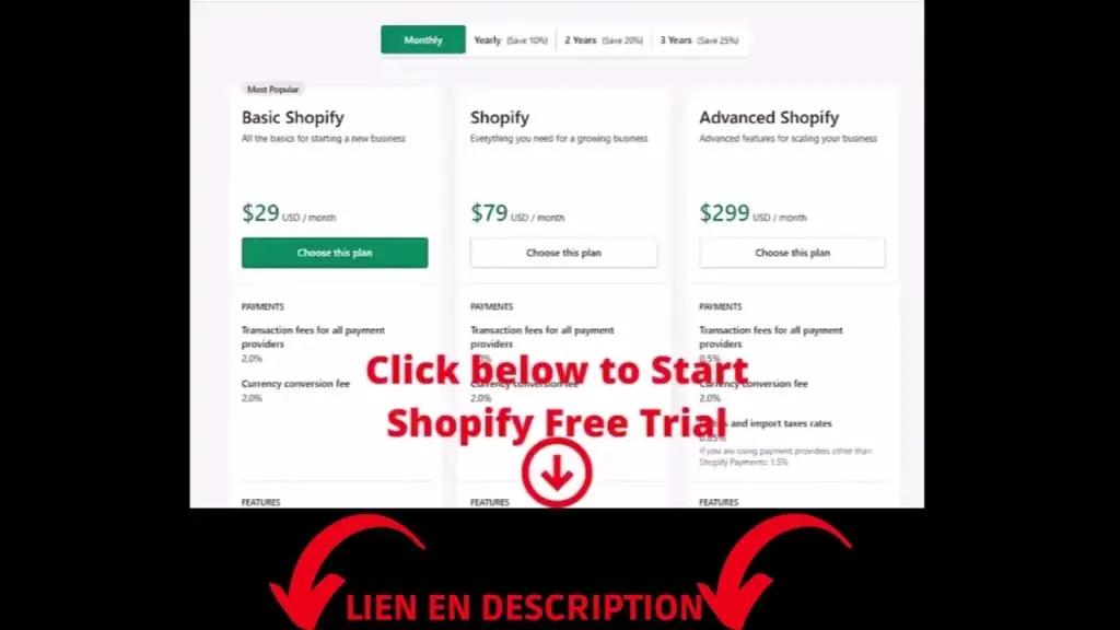 SHOPIFY gratuit C'est ICI