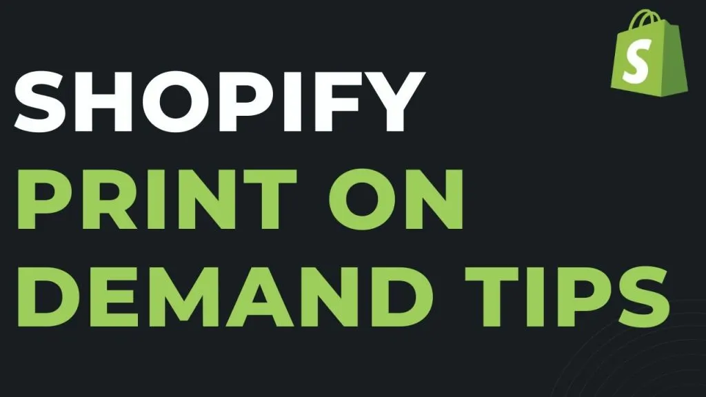 Shocking Shopify Print On Demand Tips For Next Year!