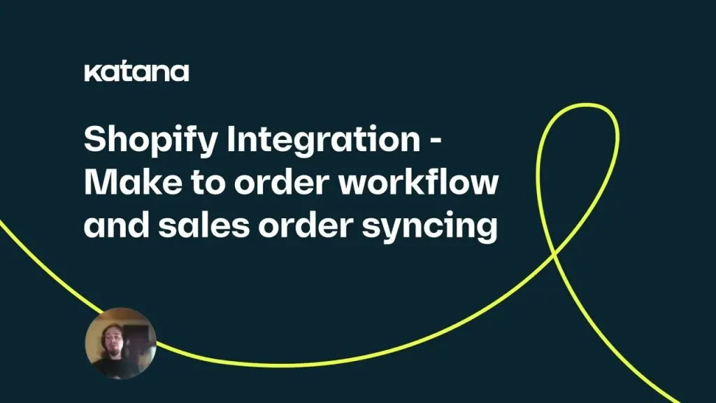 Shopify Integration: Make-to-Order Workflow & Sales Order Syncing (Episode 124) | Katana